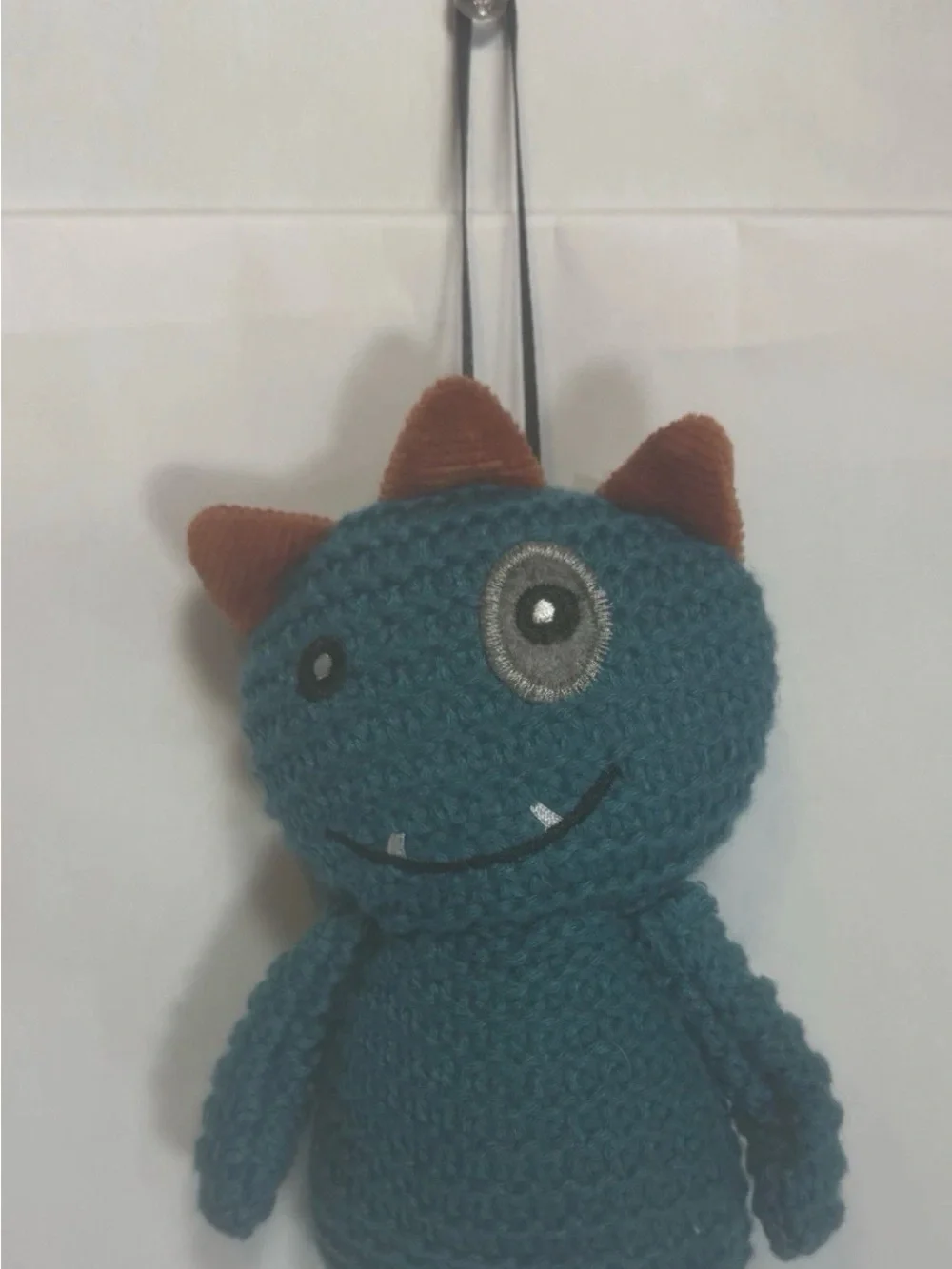 Ganz 2021 Crocheted Monster Doll Teal